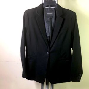 Banana Republic Long & Lean Black Blazer